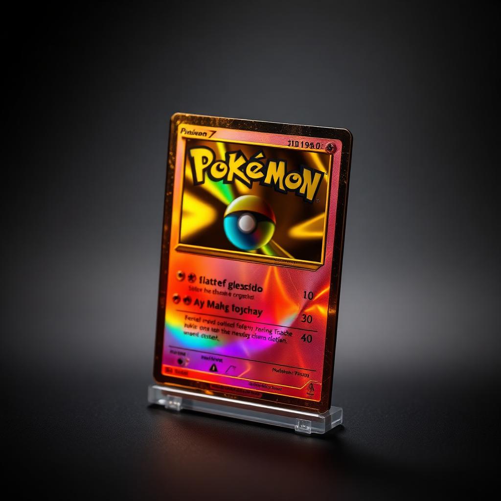Featured Pokémon trading card — holographic foil